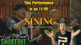 Dionela - Sining ft Jay R ( Reaction ) LIVE AT THE COZY COVE