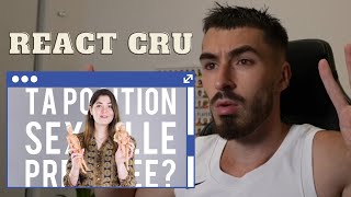 PFUT REACT A CRU « Ta position sexuelle préférée ? »🔞