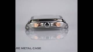 WC050 Stainless Steel Watch Case with Polished Sides