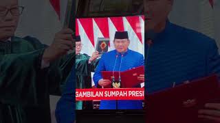 Prabowo resmi menjadi presiden Indonesia