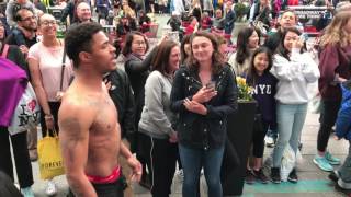 Street show in Times Square NYC