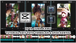 Tutorial Edit Video Jedag Jedug Foto Terbelah & Efek kenyal di Capcut || DJ Ya Cuma Kamu (Heri 90)