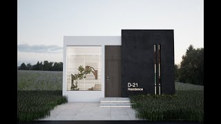 Minimalist Marvel: Unveiling the Elegant Interiors of a Small House ||10m X 10m||