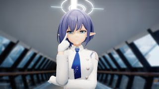 【MMD】AOA - Short Hair [Oki Aoi - Blue Archive]