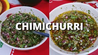 CHIMICHURRI - Molho de churrasco tipicamente argentino