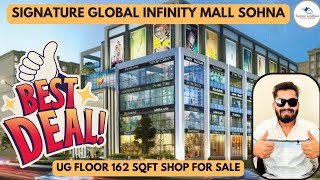 Deal Of The Day Signature Global Infinity Mall Sohna UGF Shop For Sale #sohnaroad #signatureglobal