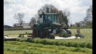 Fauchage d'herbe 2019 | Fendt 720/Claas | ETA COZANNET