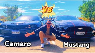 Mustang vs Camaro ENCONTREI O DOIS RIVAIS LADO A LADO 😱