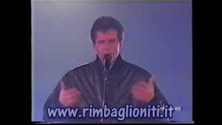 Claudio Baglioni - Prove tour 1992 - "Noi no"