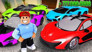 Ich KAUFE alle 7.000.000$ LUXUS AUTOS in Roblox!