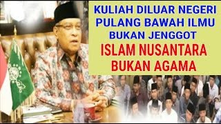 Kyai Said ¦¦ Puluhan Tahun Kuliah Di Arab, Pulang Bawah Ilmu Tidak Bawah Jenggot