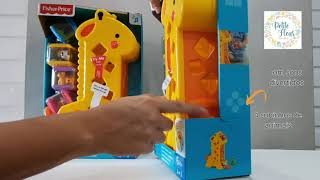 Girafinha Fisher Price com bloquinhos e sons divertidos