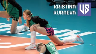 Kristina Kuraeva | Beautiful Volleyball Girl | Warming up