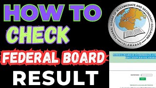 How to Check Federal Board Result 2024