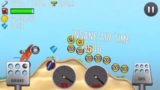 Hill Climb Racing, Monster Truck, Beach, 4672m