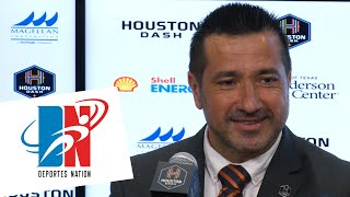 New head coach Fran Alonso DREAMING BIG with Houston Dash