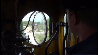 Footplate ride on a narrow gauge Dutch steam tram