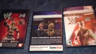 All of My Gamestop WWE Promotional Display Cases