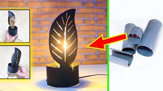 Lampu tidur dari pipa air motif daun - Asli ini keren banget