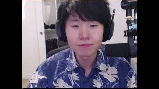 Toast trying not to laugh at Rae, Sykkuno , Miyoung and Fuslie doing Human Train