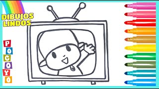 PocoyO 📺👶 Pocoyó Feliz en televisión 📺👶 POCOYO TV 📺👶  Dibujos Para Niños