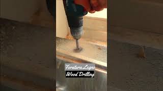 Foratura Legno: Wood Drilling  #faidate #tooltips #diy