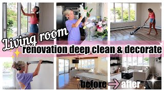 *NEW* LIVING ROOM MAKEOVER DEEP CLEAN AND DECORATE NEW LIVING ROOM TIFFANI BEASTON HOMEMAKING 2023