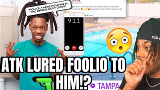 ATK CALLED THE POLICE ON JULIO FOOLIO AIR BNB TO LURE HIM OUT!? FOOLIO BACKDOORED!