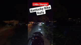 Saturday night campground cruise at Kentucky Bike Rally Little Sturgis #kentuckybikerally2023 #kbr