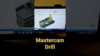 mastercam drilling in vmc machine  programming #vmc #vmcprogramming #mechanical #camsolutions #cnc