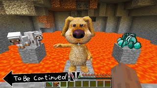 TALKING BEN chooses WHO TO SAVE SHEEP AND WOLF or DIAMONDS in MINECRAFT - Gameplay