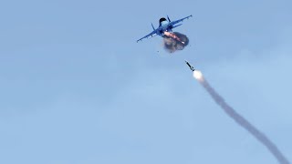 Today, Ukrainian elite troops shot down Russian best Su-35 fighter jet near border | Arma 3