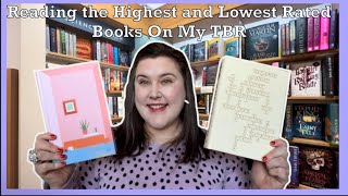 Accidental Book Haul | Reading The Highest and Lowest Rated Books on my TBR📚