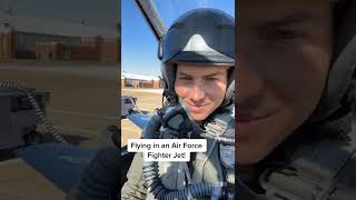 What it’s like to fly in an Air Force Fighter Jet! #shorts #aviation