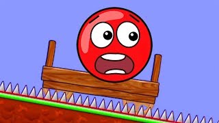 Новый КРАСНЫЙ ШАР 1. 7-10 УРОВНИ. Мультик ИГРА New Red Ball 1