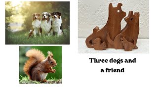 Nested Dogs and Squirrel Scroll Saw Project