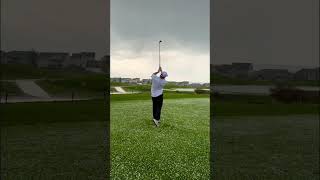 Almost Chipped in, in the hail #youtubeshorts #viral ￼ #trending #ytshorts #youtube #golf