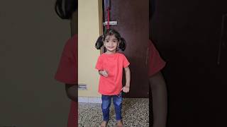 Manasilayo dance by cute baby girl #shortsfeed #rajinikanth #manjuwarrier #anirudh