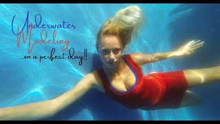 Graceful Underwater Girl, Modeling Practice on Beautiful Day! #underwater #underwaterphotography