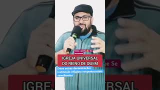 *Evandro Moretti fala sobre a  “igreja “empresa religiosa Universal do reino de Deus*