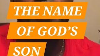 The Name For Jesus