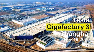 (November 19 2020)  Tesla Gigafactory 3 Shanghai 4K Video