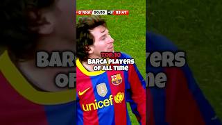 Top 10 players of FC Barcelona, part 1 #football #soccer #messi #ronaldo #busquets #puyol #pep