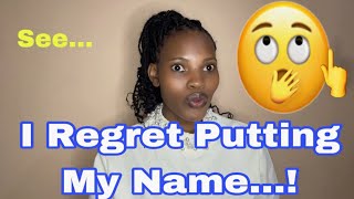 I Regret putting My Name in saltwater ~ See what Happened To my life…!!! (Shocking)