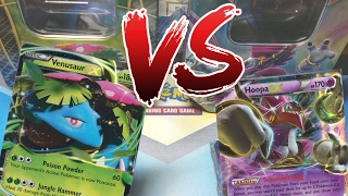 POKEMON TIN BATTLE - VENUSAUR VS HOOPA - BEST OF 2016 - POKEMON UNWRAPPED OT