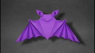 HOW TO MAKE ORIGAMI BAT | EASY STEP BY STEP!