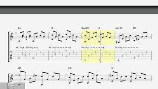 Fly Me To The Moon TAB (GUITAR TUTORIAL + TAB+ CHORDS)