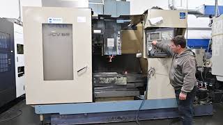 VMC: OKK PCV 55, XXX CNC, 40"X, 22"Y, 20"Z, 10K RPM, 30 HP, 20 ATC, '98