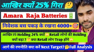 Amara raja batteries news today🔥Amara raja battery share latest news #amararajabatteries