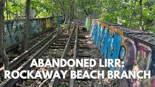 This is the Abandoned Rockaway Branch of the LIRR in 2024.